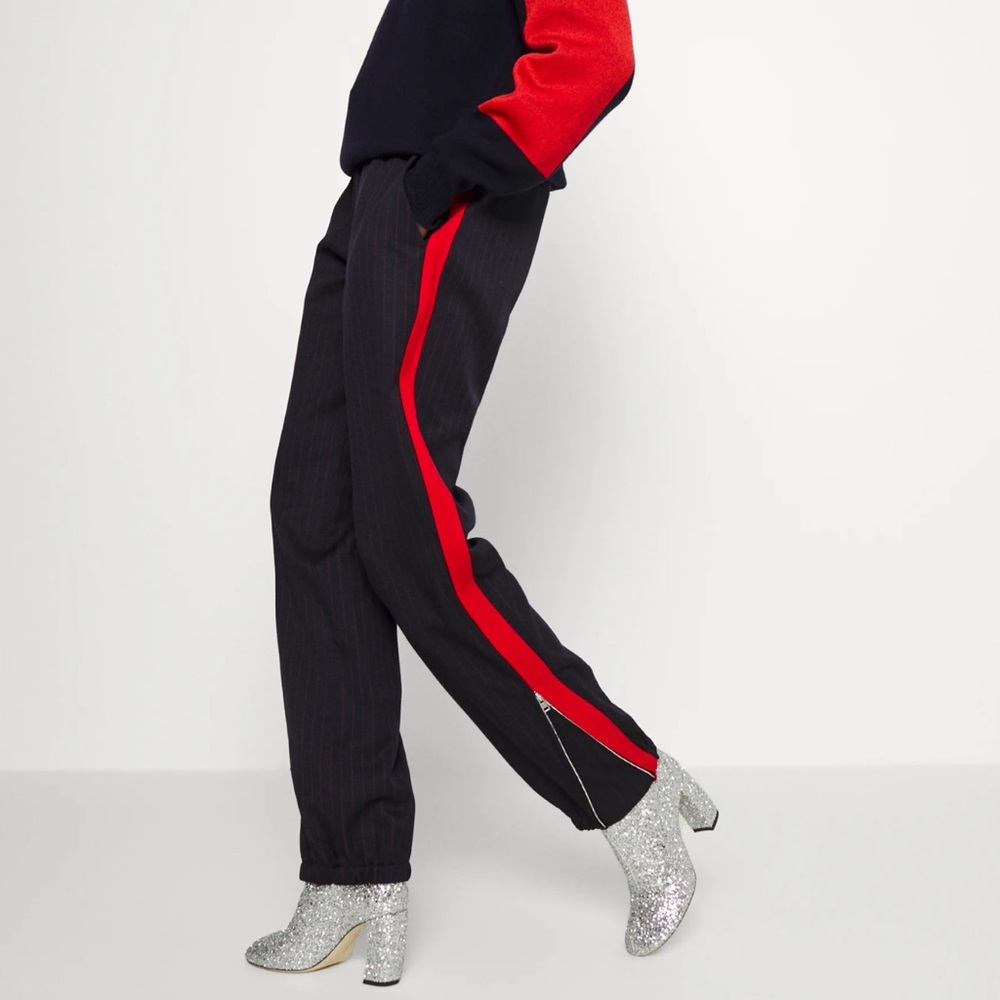 Victoria Beckham SLIM LEG ZIP DETAIL TROUSER